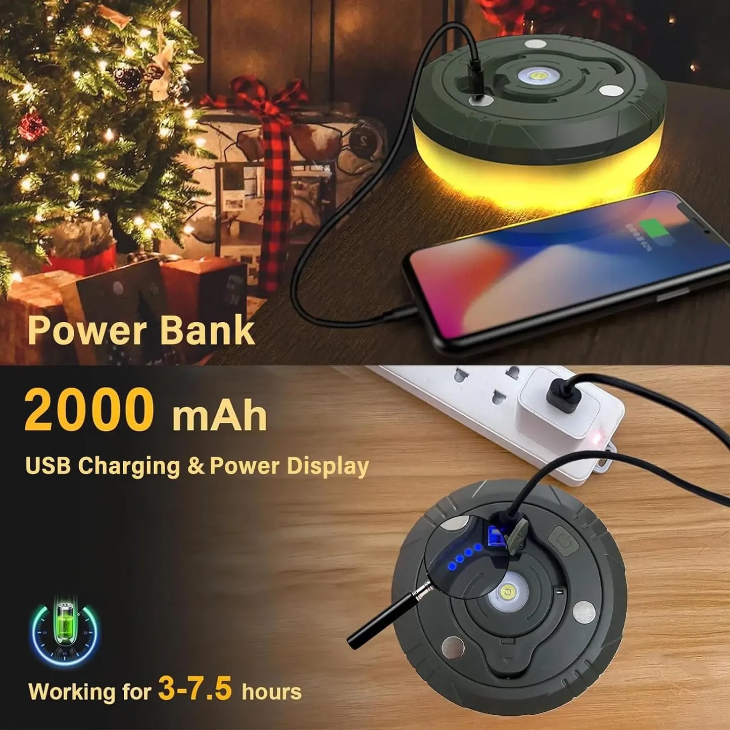 Rively™ GlowReel – 4-in-1 Camping Light