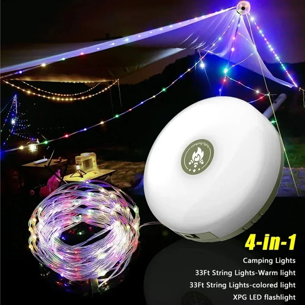 Rively™ GlowReel – 4-in-1 Camping Light
