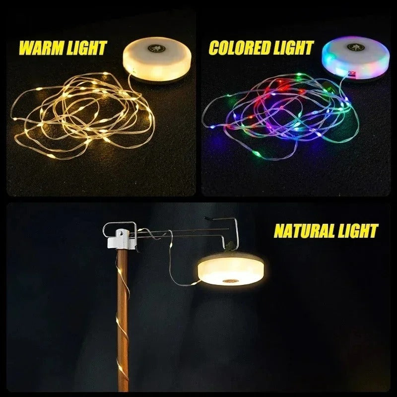 Rively™ GlowReel – 4-in-1 Camping Light